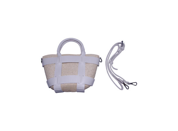 Veske "Summer" liten m/stropper hvit SS27 